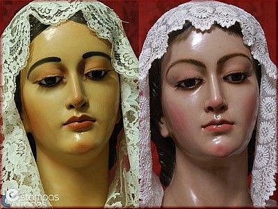 La Virgen del triunfo de Almuñecar restauracion