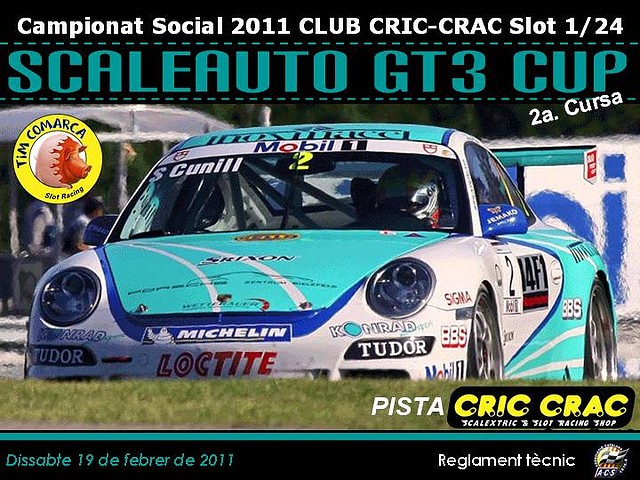 Cartell Cursa 2 Scaleauto GT3