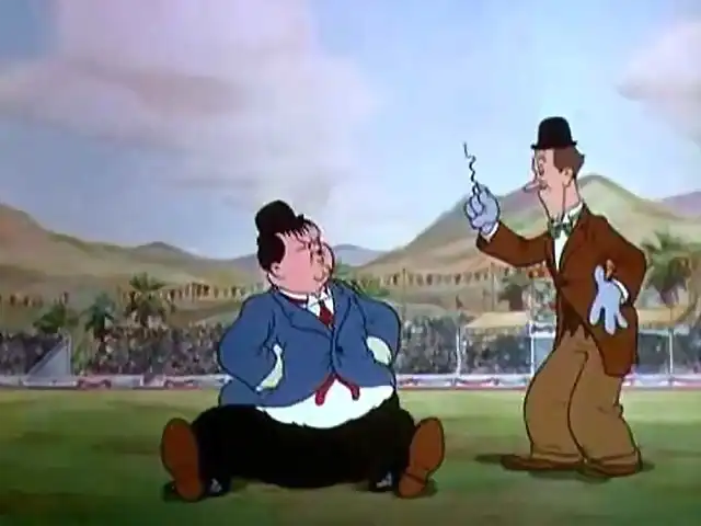 Laurel y Hardy en Mickey's Polo Team (1) (1)