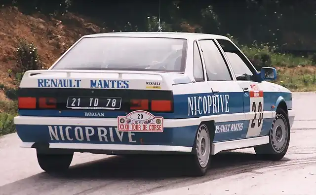 Renault 21 Turbo Gr N 1988 Tour de Corse -- AZUL NICOPRIVE 00t