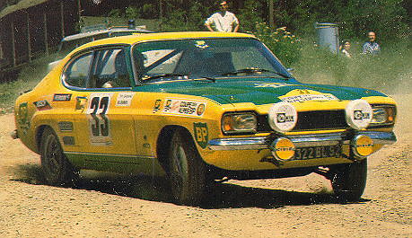 Ford Capri - Coupe des Alpes '71 - Thierry Sabine