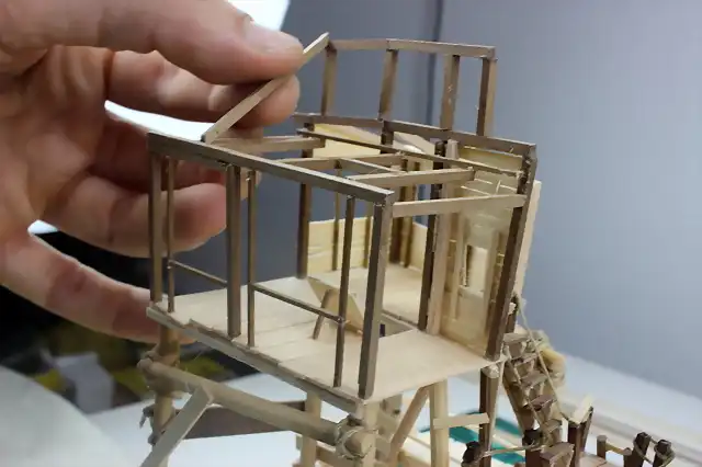 TreeHouse Models Diorama Pirate Watchtower (5)