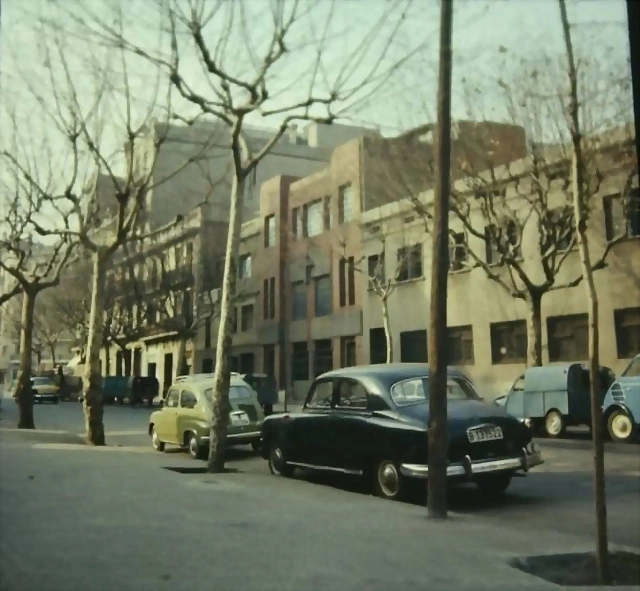 Barcelona - Calle Aragon, Iglesia Evangelica di San Pablo, 1968