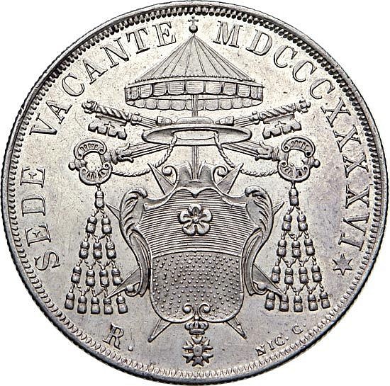 Moneda Sede vac 1846