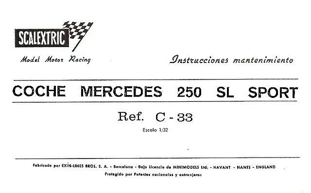 C33 - Mercedes 250 SL Sport - 01