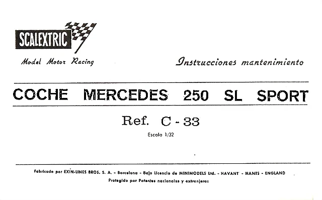C33 - Mercedes 250 SL Sport - 01 C33 - Mercedes 250 SL Sport - 01