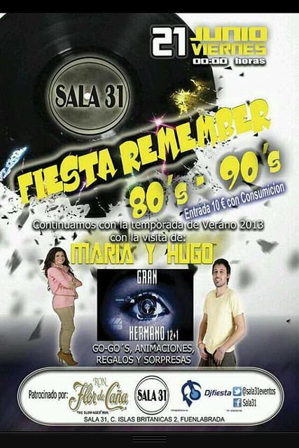 Cartel bolo Sala 31 Cartel bolo Sala 31
