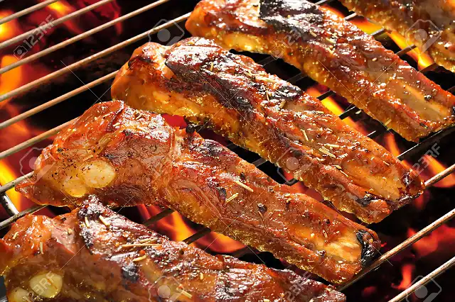 23290288-Grilled-pork-spare-ribs-on-the-grill--Stock-Photo-ribs