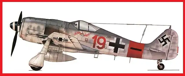 Fw-190 A-8 Ernst Schrder 4 Staffel NJG 300