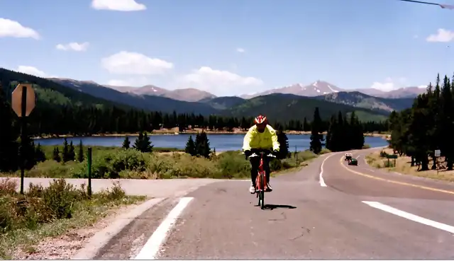 Pujant Mt Evans. Echo Lake