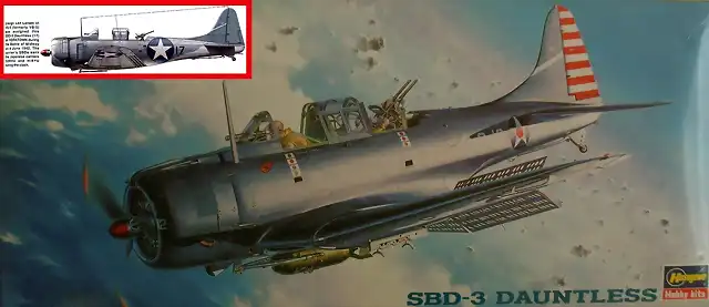 Hasegawa - SBD-3 Dauntless - 1-72