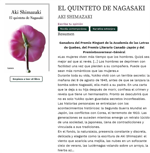 el quinteto nagasaki