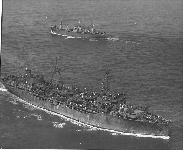 USS General G. O. Squier (AP-130) and SS Fair Isle
