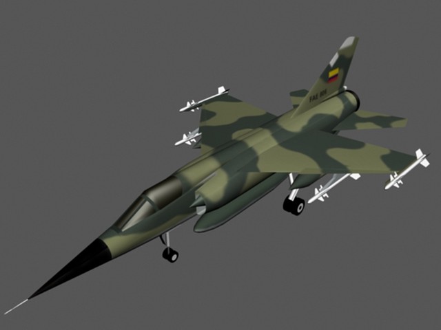 Mirage F-1 muestra para Karina