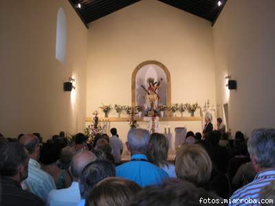 Celebracin de la Santa Misa en honor de la Virgen del Carmen