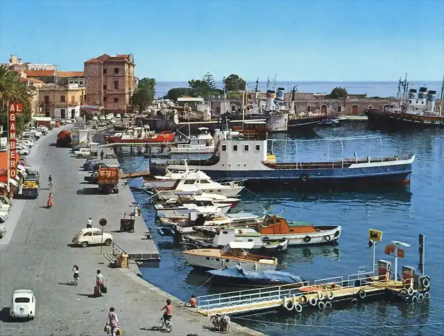 Milazzo - Yachthafen von Lipari, 1974