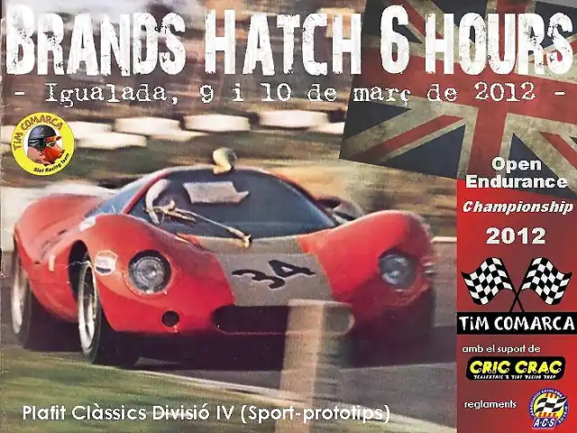 Cartell Divisi IV - 6h Brands Hatch