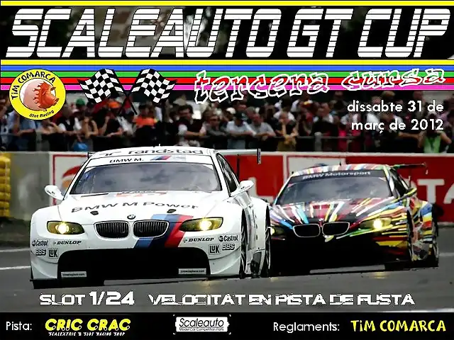 Cartell Scaleauto GT - Cursa 3