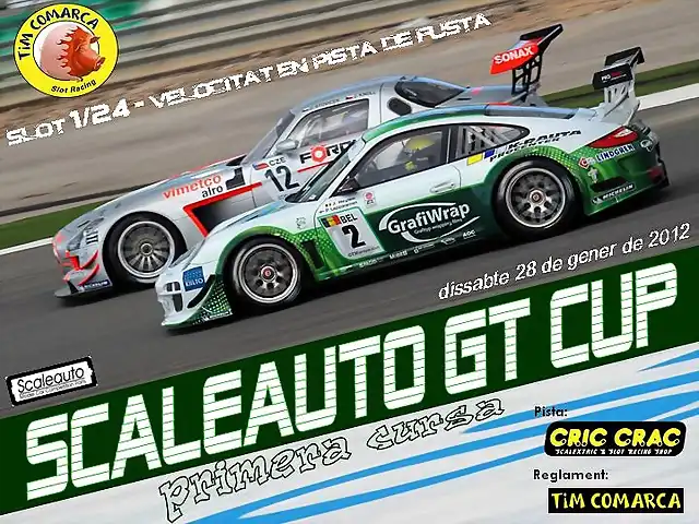 Cartell Scaleauto GT - Cursa 1