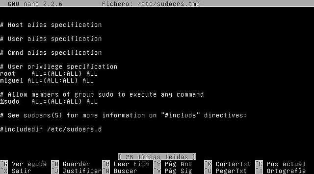sudoers