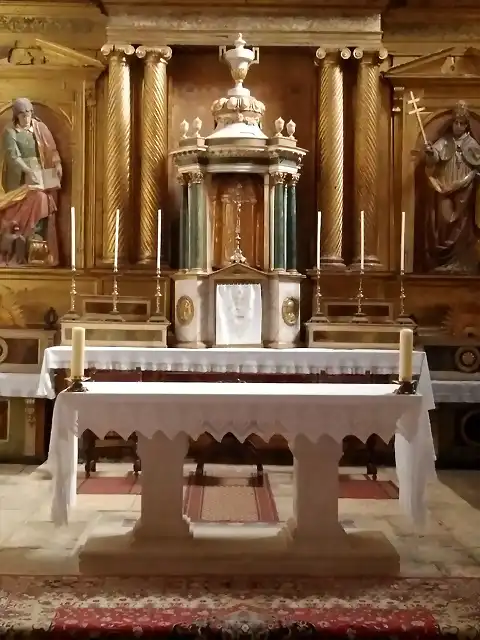 Altar Mayor de la Iglesia parroquial de Santo Tomás apóstol