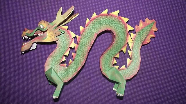 Dragón Chino (Dark Papercraft) by Pendragón