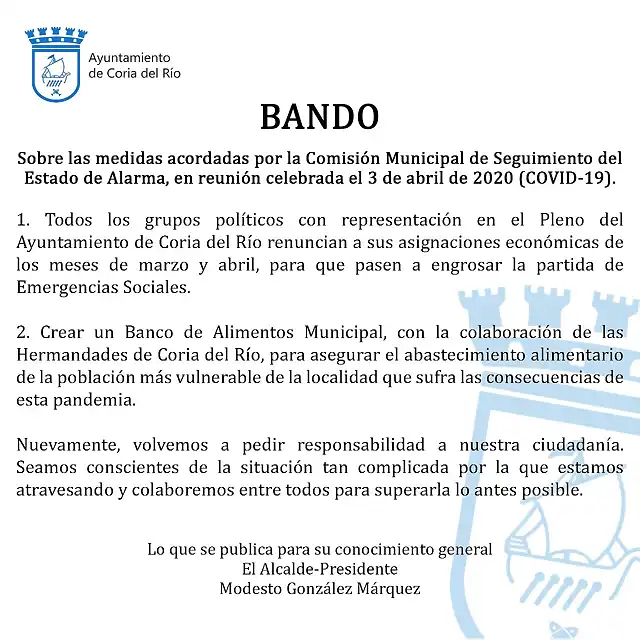 BANDO 1 (BANCOS DE ALIMENTO)