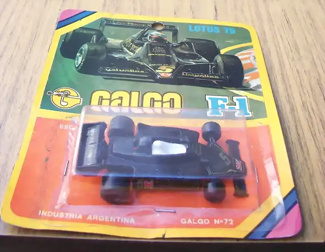 F1 Lotus 79 negro n? 72 blister