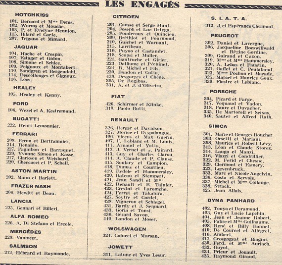 TdF'51 - engags