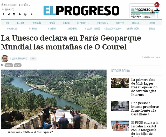 El progreso Courel