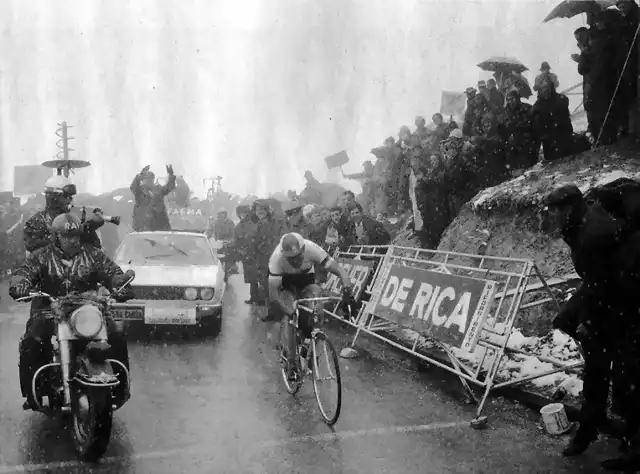 1968 - Giro. 12? etapa, Merckx llega ganador a Tre Cime di Lavaredo