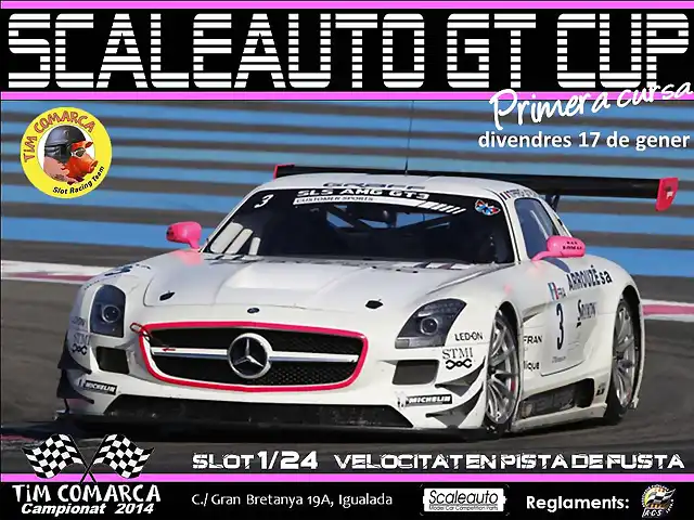 Cartell Scaleauto GT - Cursa 1