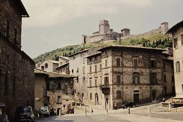 Assisi - Blick auf Rocca Maggiore