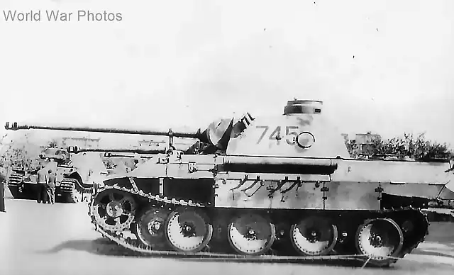 Panther Ausf D 745 of the Panzer Brigade 10, 1943