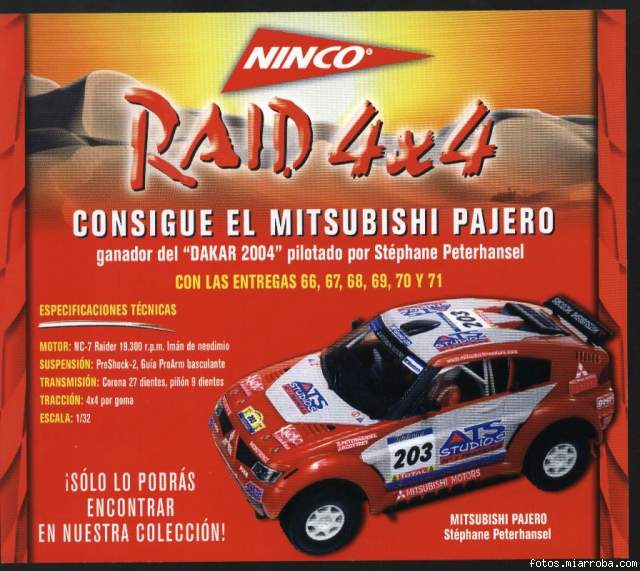 Mitsu coleccin Ninco raid 4x4