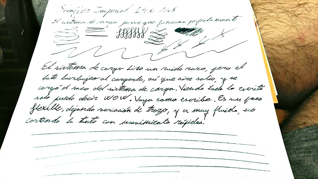 sheaffer_imperial_prueba_escritura sheaffer_imperial_prueba_escritura