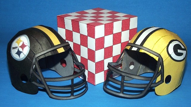 Cascos de Fotbol Americano (Papercraft)