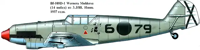 BF-109 D - Molders