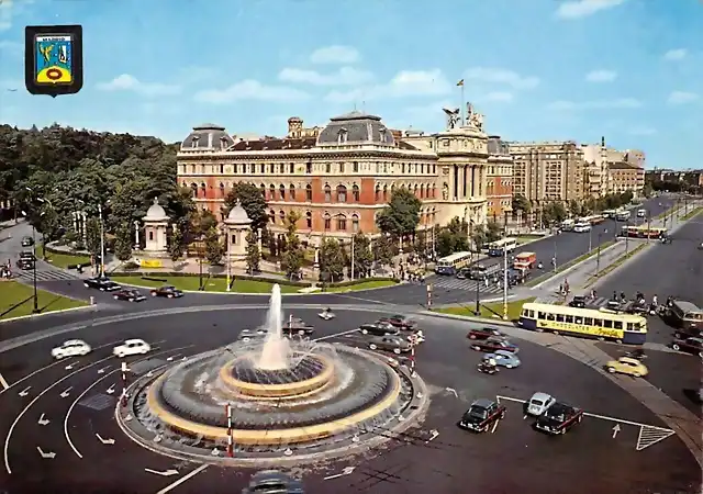 Madrid Glorieta del Emperador Carlos V (Atocha) 1962