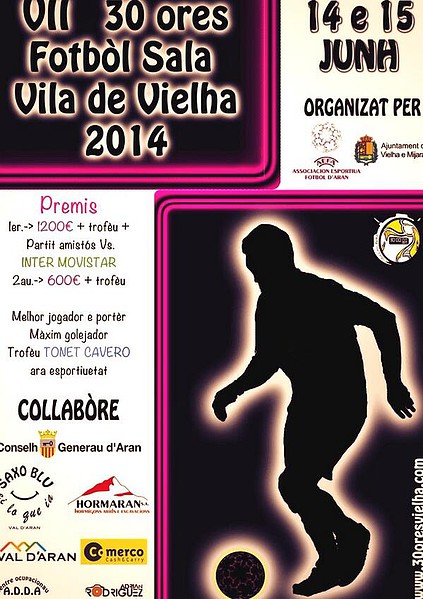 30 horas futbol sala Vielha - 14 y 15 junio 2014 30 horas futbol sala Vielha - 14 y 15 junio 2014