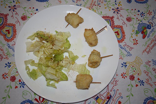 Filetes de alistaos en rollados