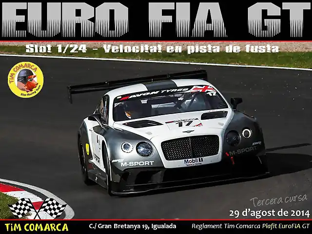 Cartell FIA GT - Cursa 3