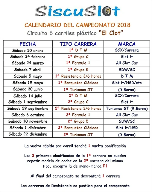 Calendario El Clot Calendario El Clot