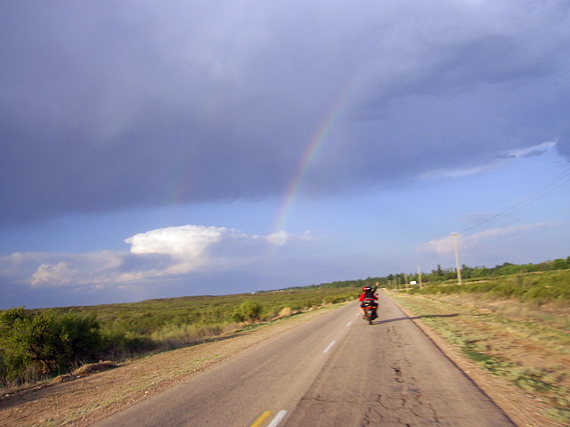 paso la tormenta...yendo a San Ra