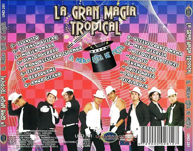 La Gran Magia Tropical - El Pueblo Esta De Fiesta (2009) Trasera