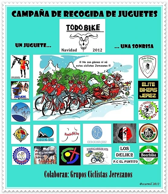 Cartel recogida Juguetes Navidad 2012