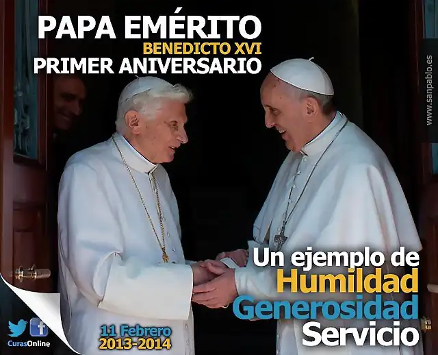 0BENEDICTO-UN A?O