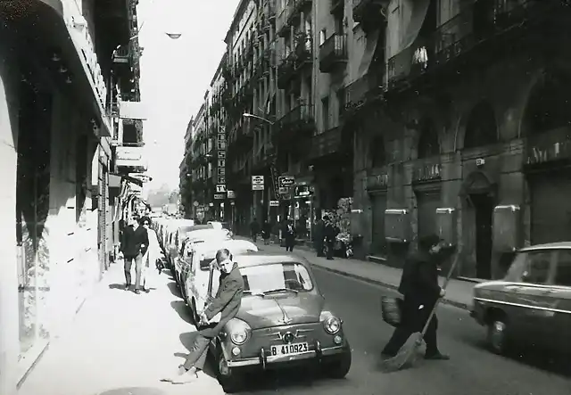 Barcelona calle Princesa 1969
