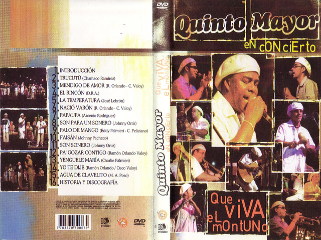 Quinto Mayor - En Concierto - Caratula DVD