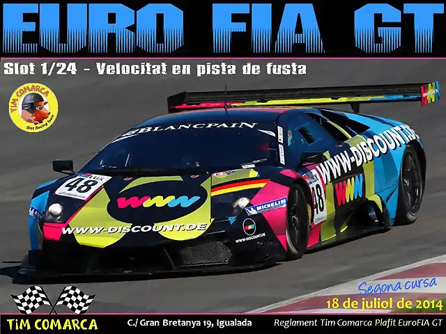 Cartell FIA GT - Cursa 2